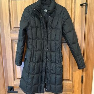 The North Face Women's Black Quilted Long Puffer Coat